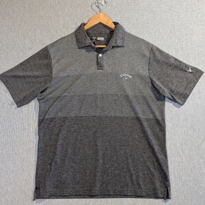 Callaway Opti-Dri Golf Polo Shirt Men's Large Gray
